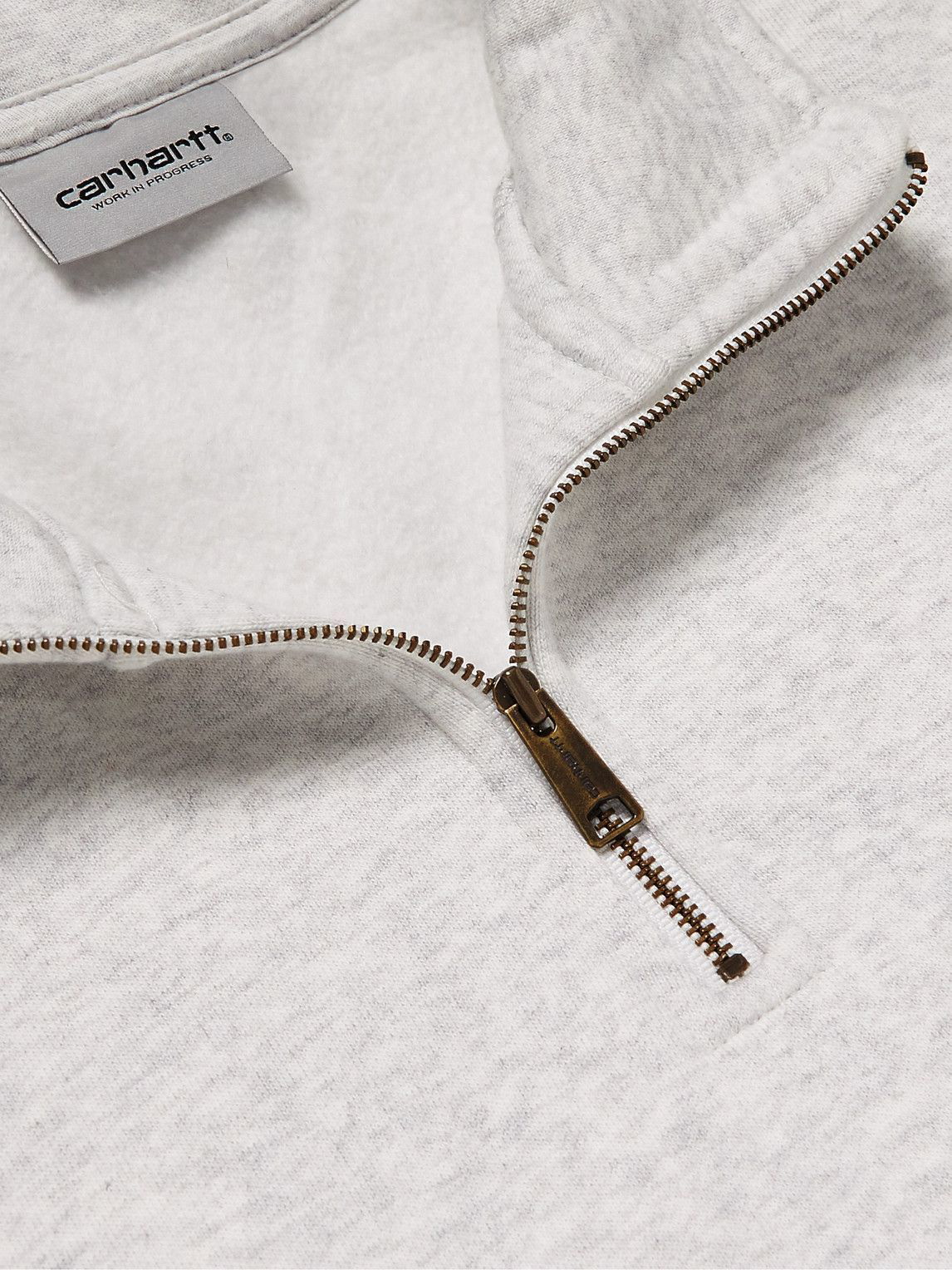 CARHARTT WIP Chase Logo-Embroidered Cotton-Blend Jersey Hoodie for