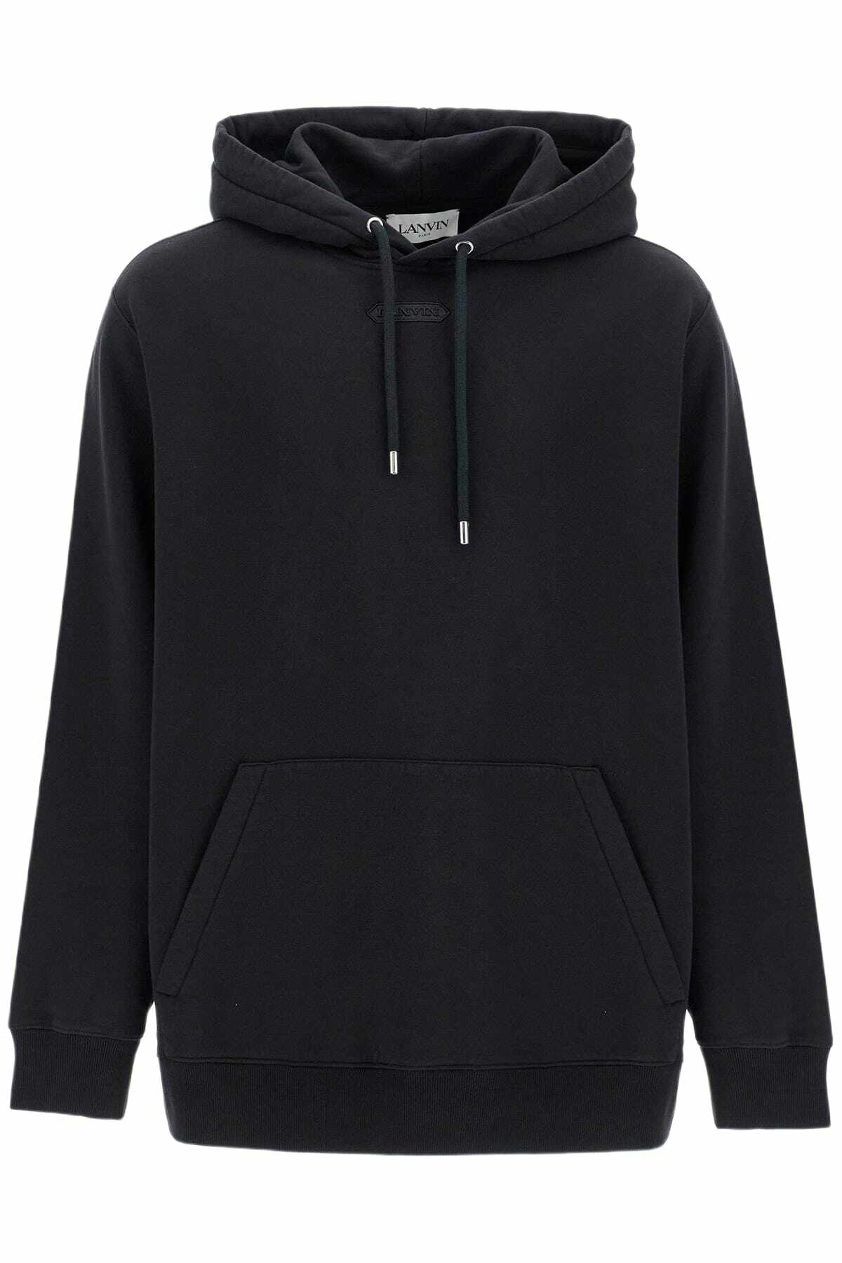 Lanvin Black Archives Print Zipped Hoodie Lanvin