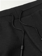 Zegna - Tapered Jersey Sweatpants - Black