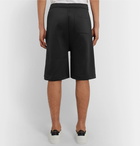 Valentino - Logo-Print Tech-Jersey Drawstring Shorts - Black