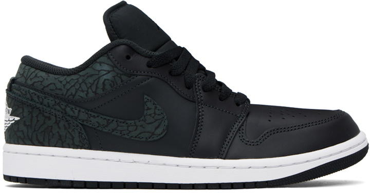 Photo: Nike Jordan Black Air Jordan 1 Low SE Sneakers