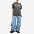 Alexander Wang Women's Oversized Rounded Low Rise Jean in Classic Light Indigo