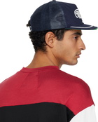 Rhude Navy 'Rhude' Patch Trucker Cap