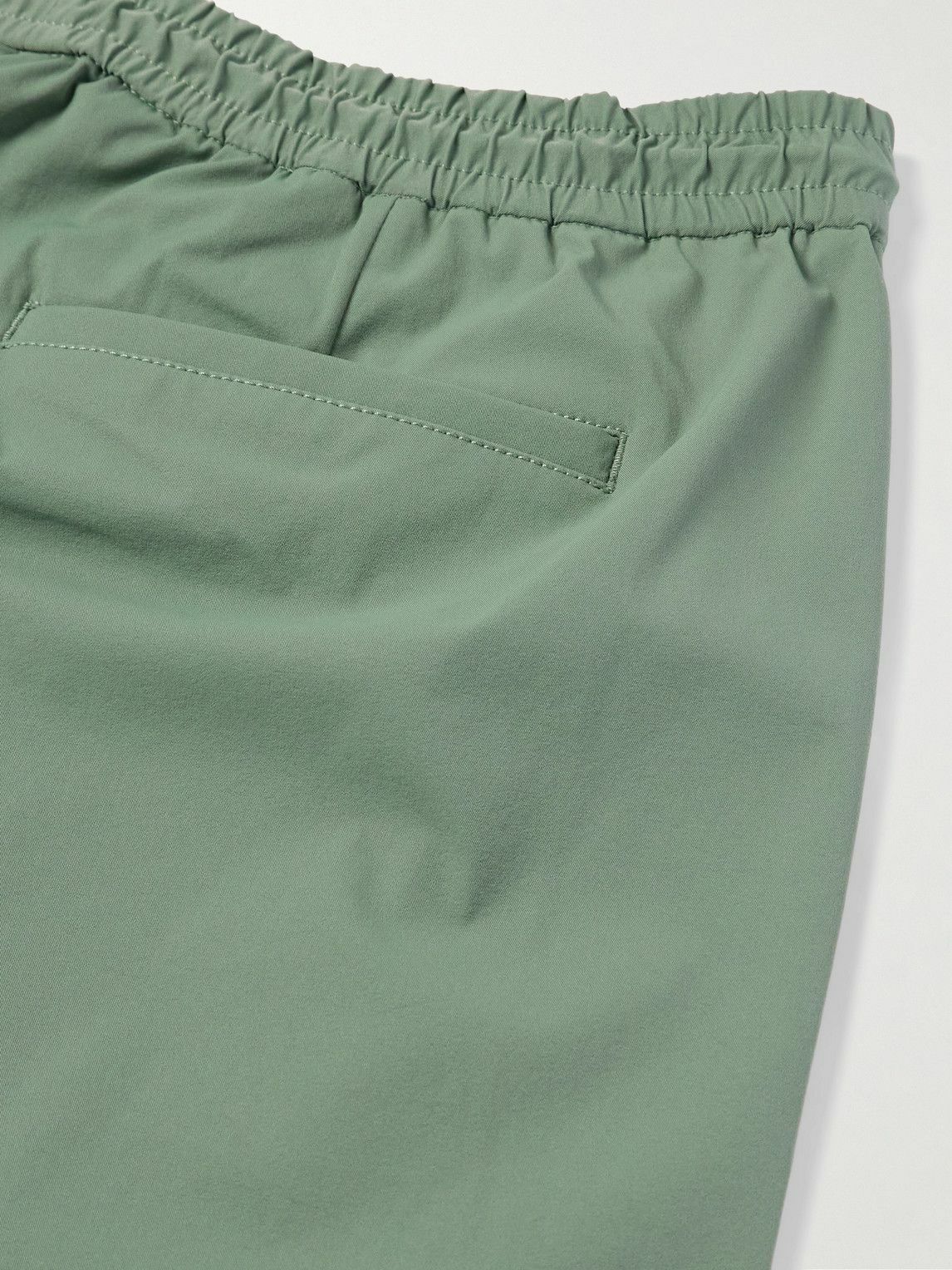 Club Monaco - Travel Straight-Leg Shell Drawstring Trousers - Green