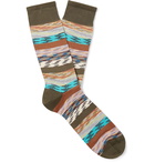 Missoni - Striped Cotton-Blend Jacquard Socks - Multi