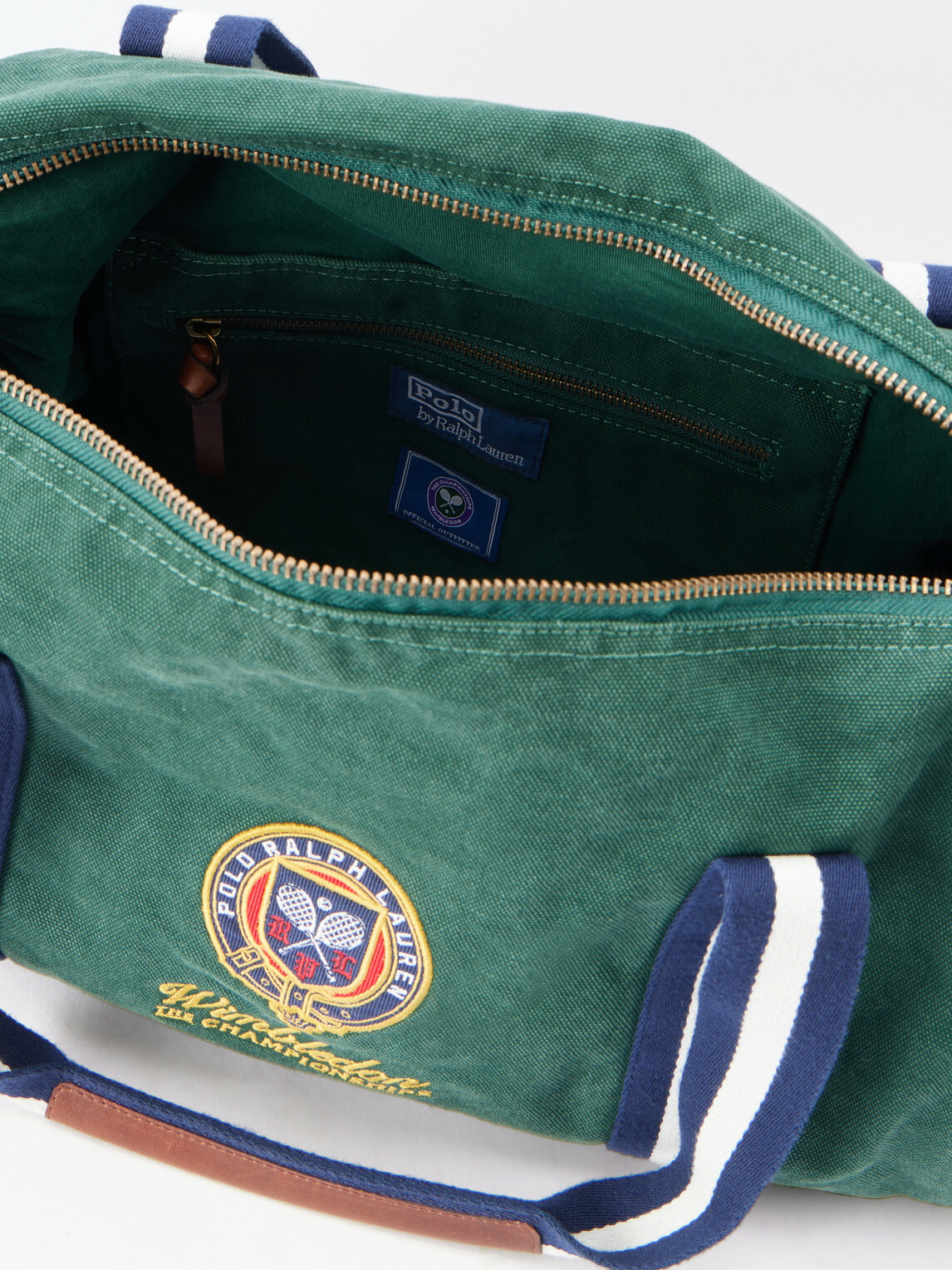 Polo Ralph Lauren - Wimbledon Embroidered Cotton Duffle Bag