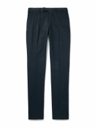 Incotex - Straight-Leg Cotton-Blend Twill Trousers - Blue