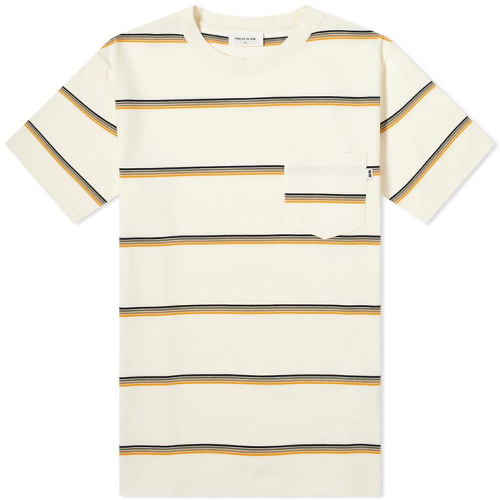 Photo: Wood Wood Bobby Striped Pocket Tee