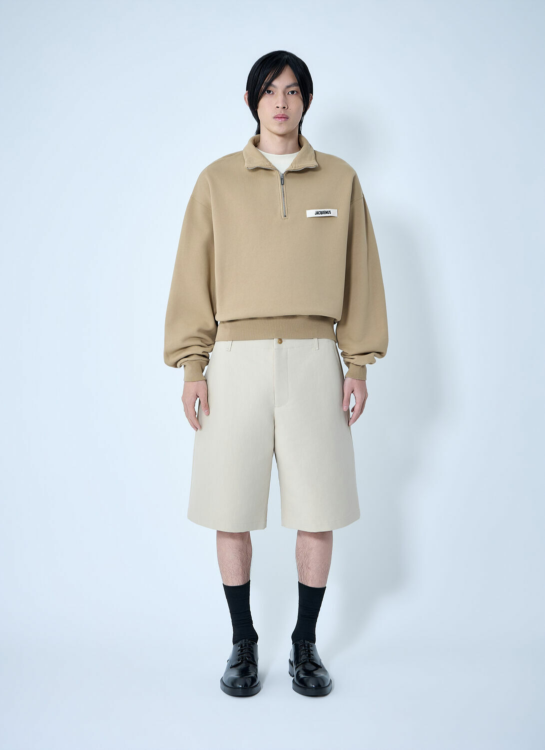 Jacquemus Le Camionneur Gros Grain Zip Sweatshirt