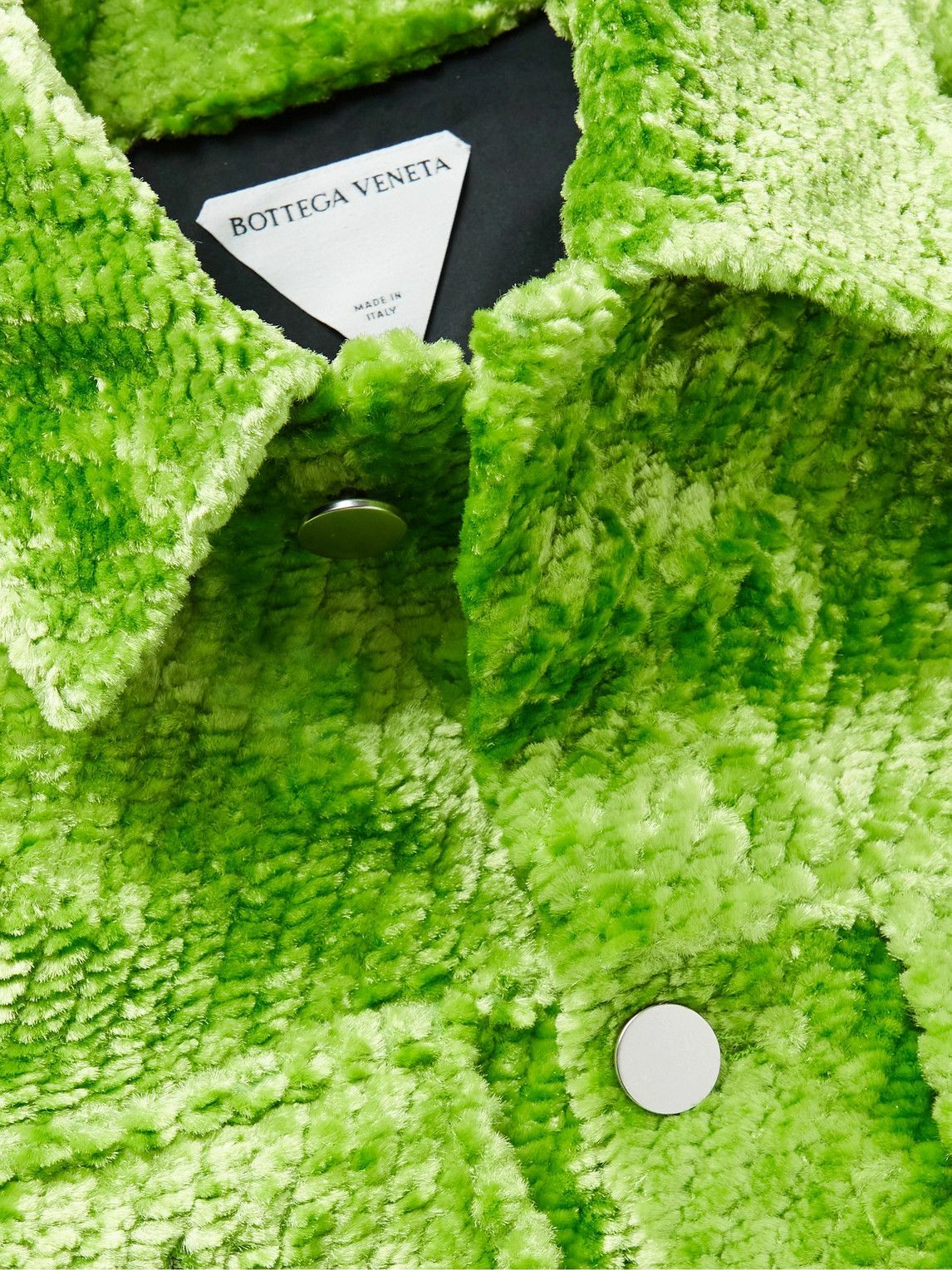 Bottega Veneta - Slim-Fit Cropped Chenille-Twill Trucker Jacket