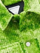 Bottega Veneta - Slim-Fit Cropped Chenille-Twill Trucker Jacket - Green