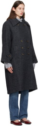 Caro Editions Navy Coco Coat