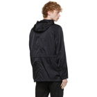 Stone Island Black Nylon Raso-TC Coat