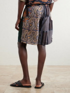 Kardo - Kami Wide-Leg Belted Cotton Shorts - Multi