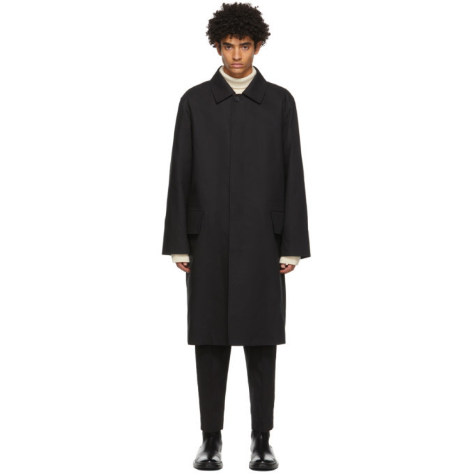 Photo: Jil Sander Black Sport Trench Coat