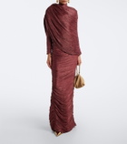 Marmar Halim Caped draped gown