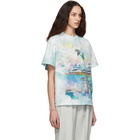 Stella McCartney Blue and White Dolphin T-Shirt