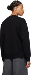 MM6 Maison Margiela Black Safety Pin Sweatshirt