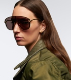 Bottega Veneta Knot shield sunglasses