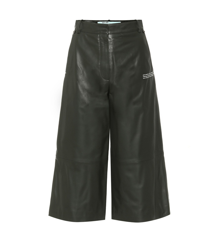 Photo: Off-White - Leather culottes