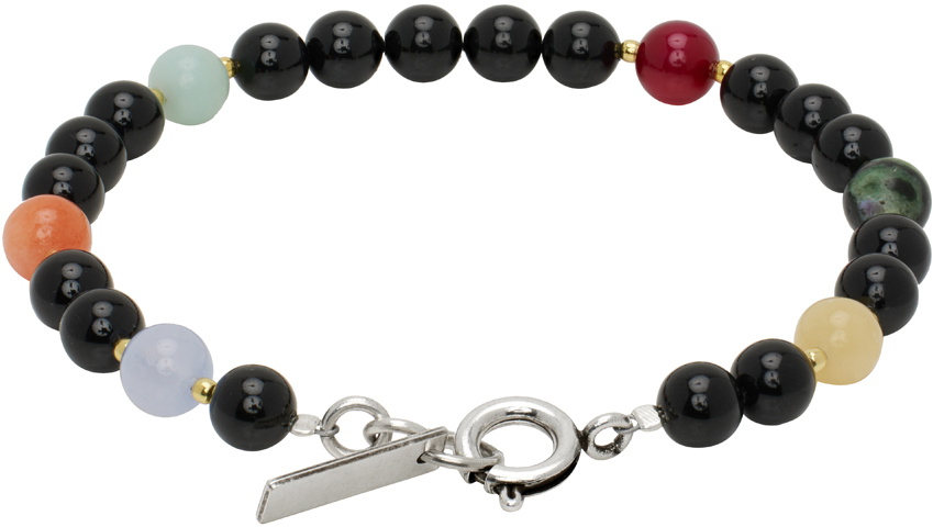 Isabel Marant Black & Multicolor Beaded Bracelet