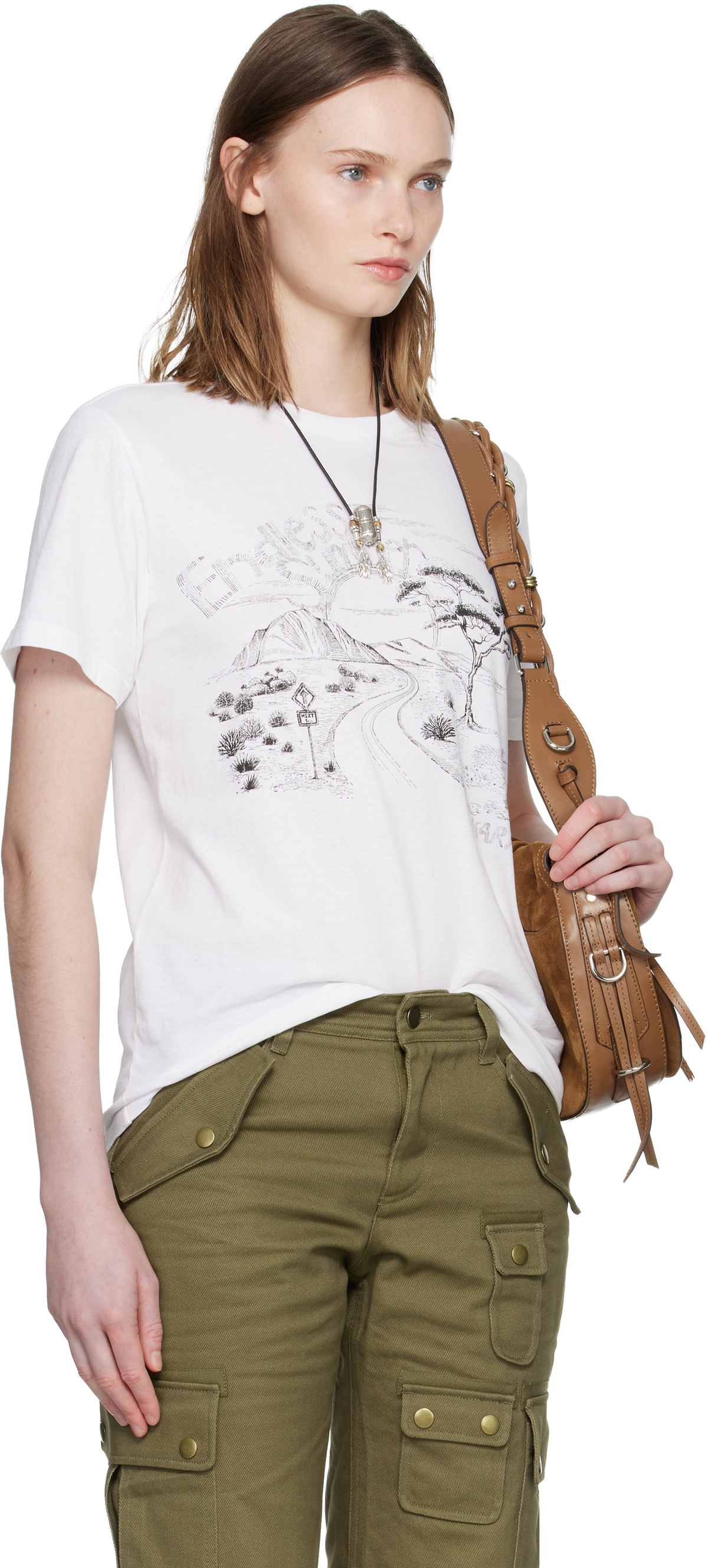 Isabel Marant White Zewel T-shirt