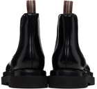 Paul Smith Black Leather Beard Chelsea Boots