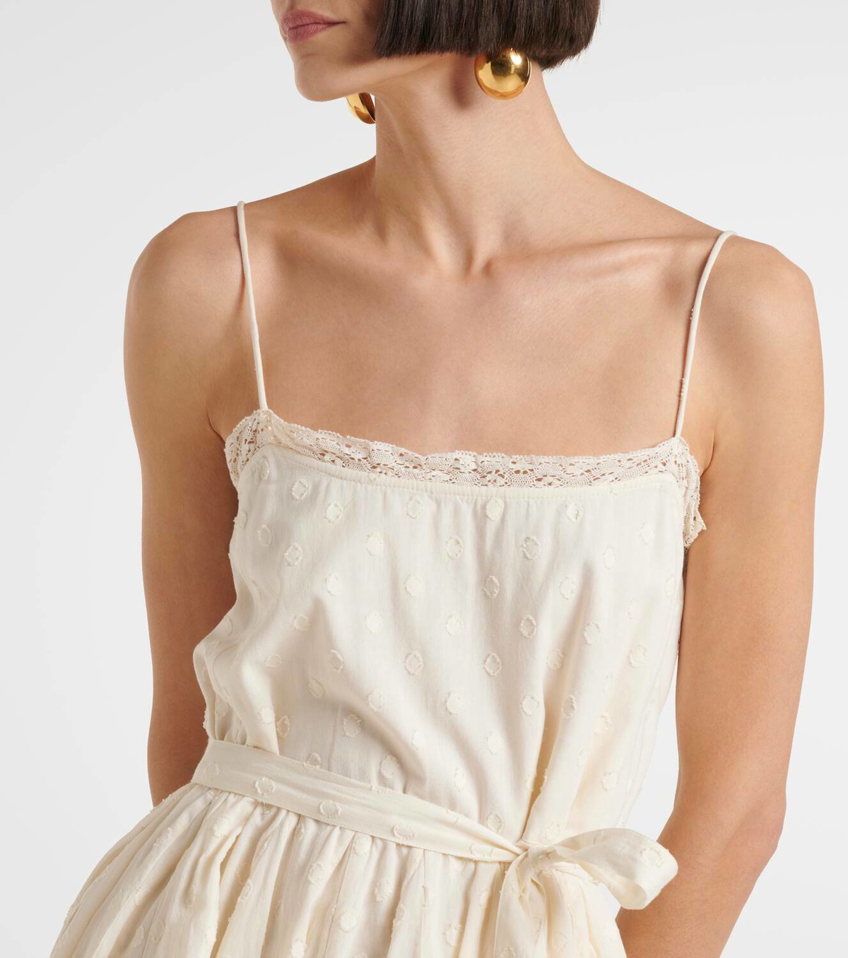 Ulla Johnson Beatriz cotton dobby minidress