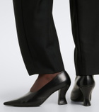 Khaite Colleen leather pumps