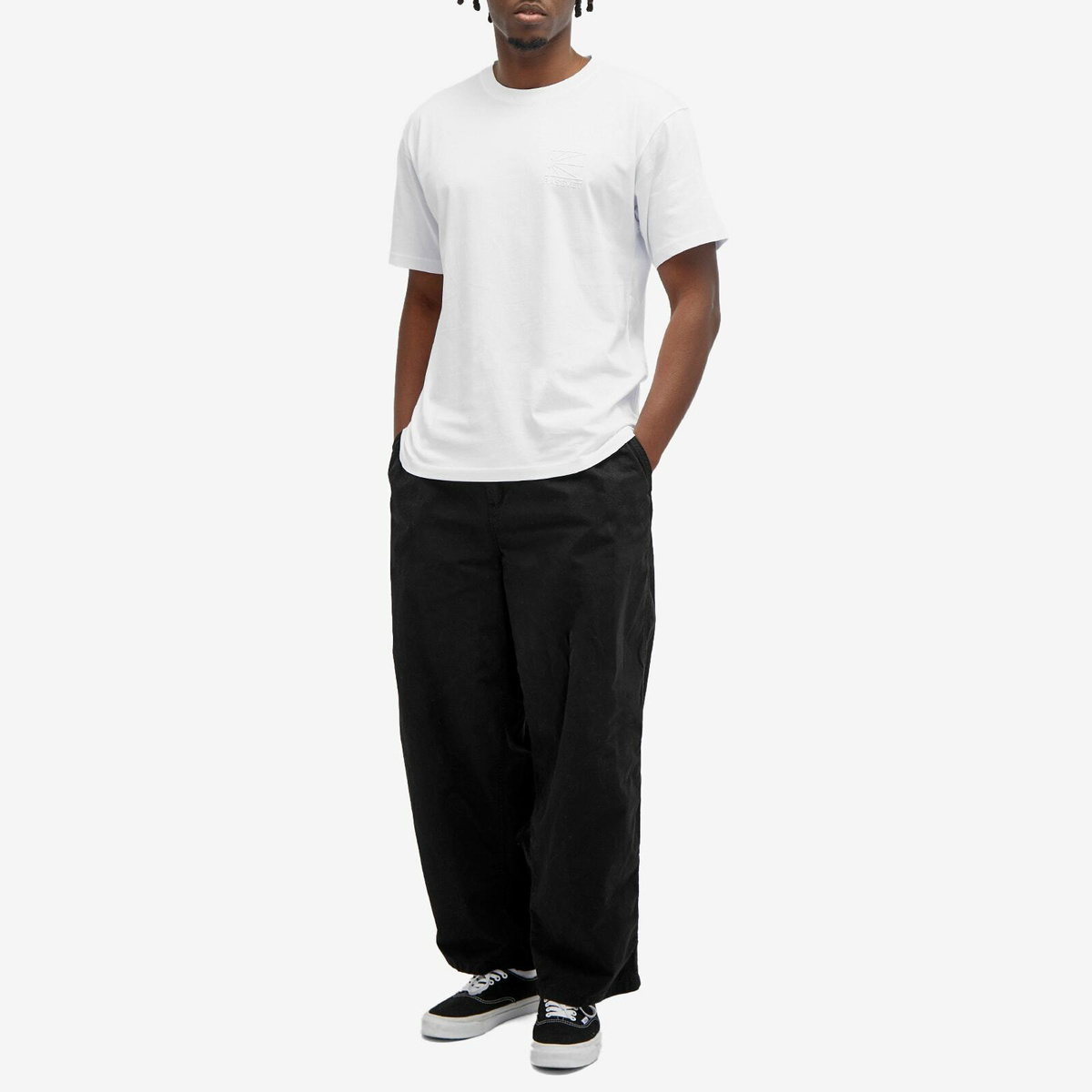 PACCBET Men's Mini Logo T-Shirt in White