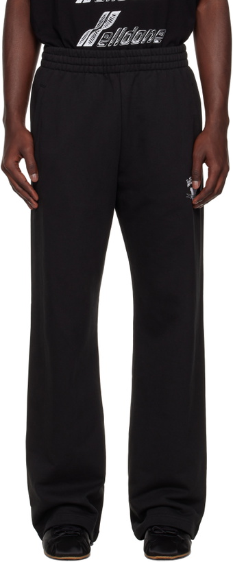 Photo: We11done Black Collegiate Sweatpants
