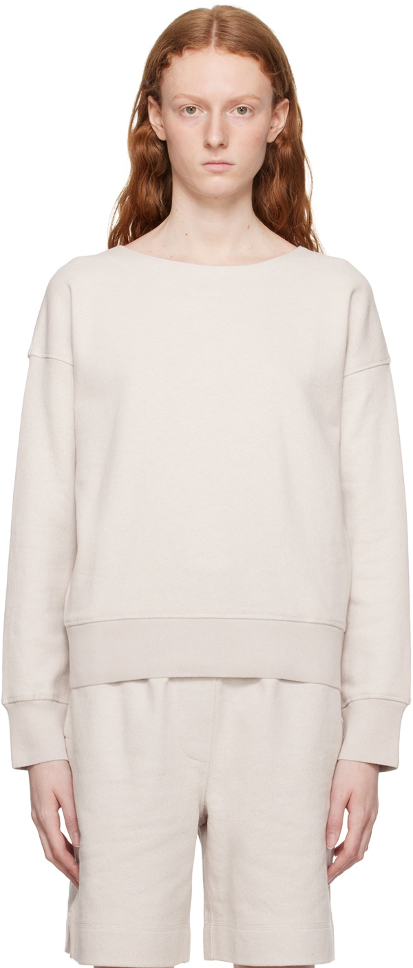 Margaret Howell Off-White Round Neck Sweatshirt