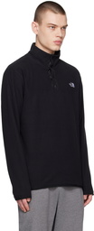 The North Face Black Glacier Snap Turtleneck