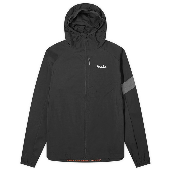 Photo: Rapha Men's Trail Lightweight Jacket in Black/Light Grey