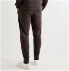 Zimmerli - Tapered Fleece-Back Stretch-Cotton Sweatpants - Gray