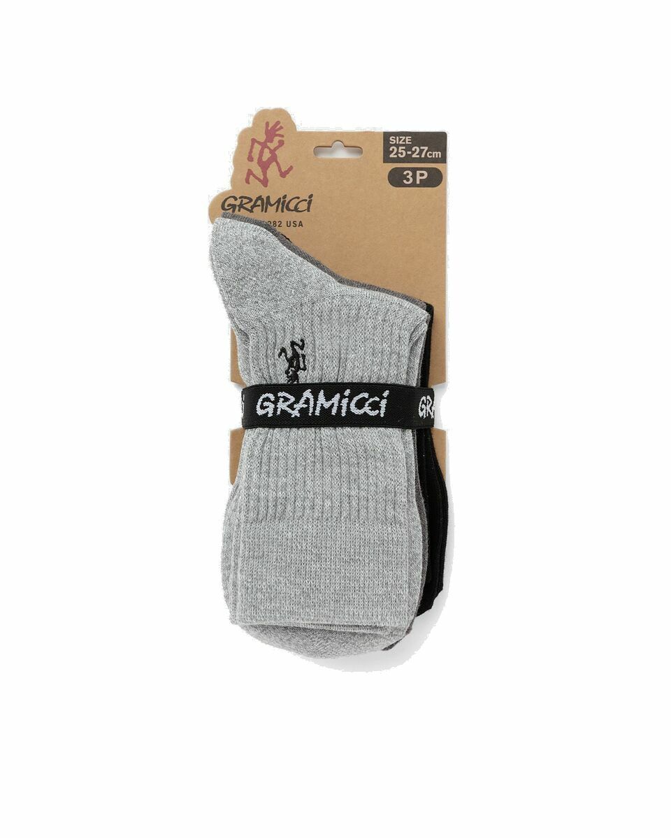 Photo: Gramicci Basic Crew Socks (3sets) Multi - Mens - Socks