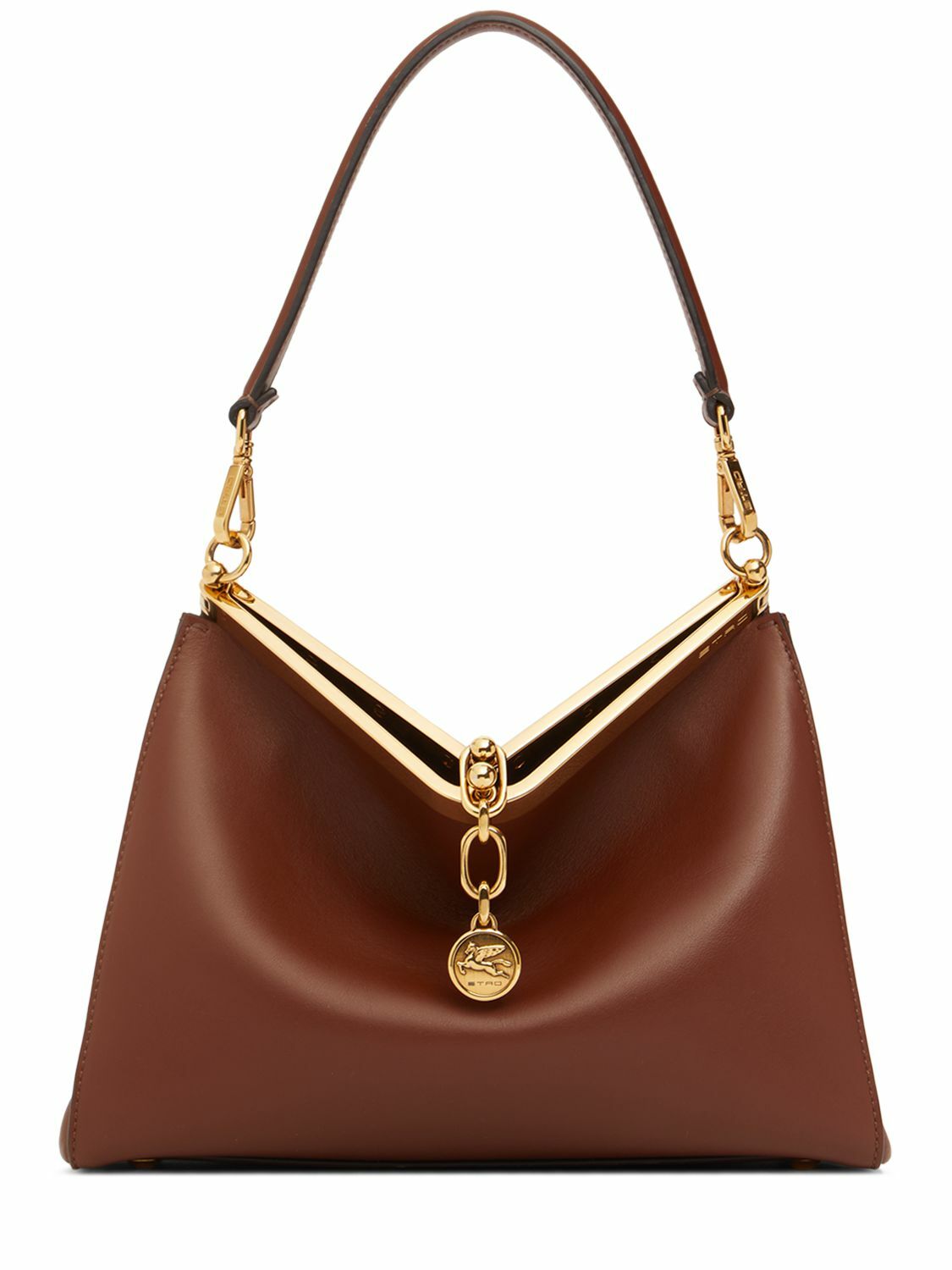 ETRO - Medium Vela Leather Shoulder Bag