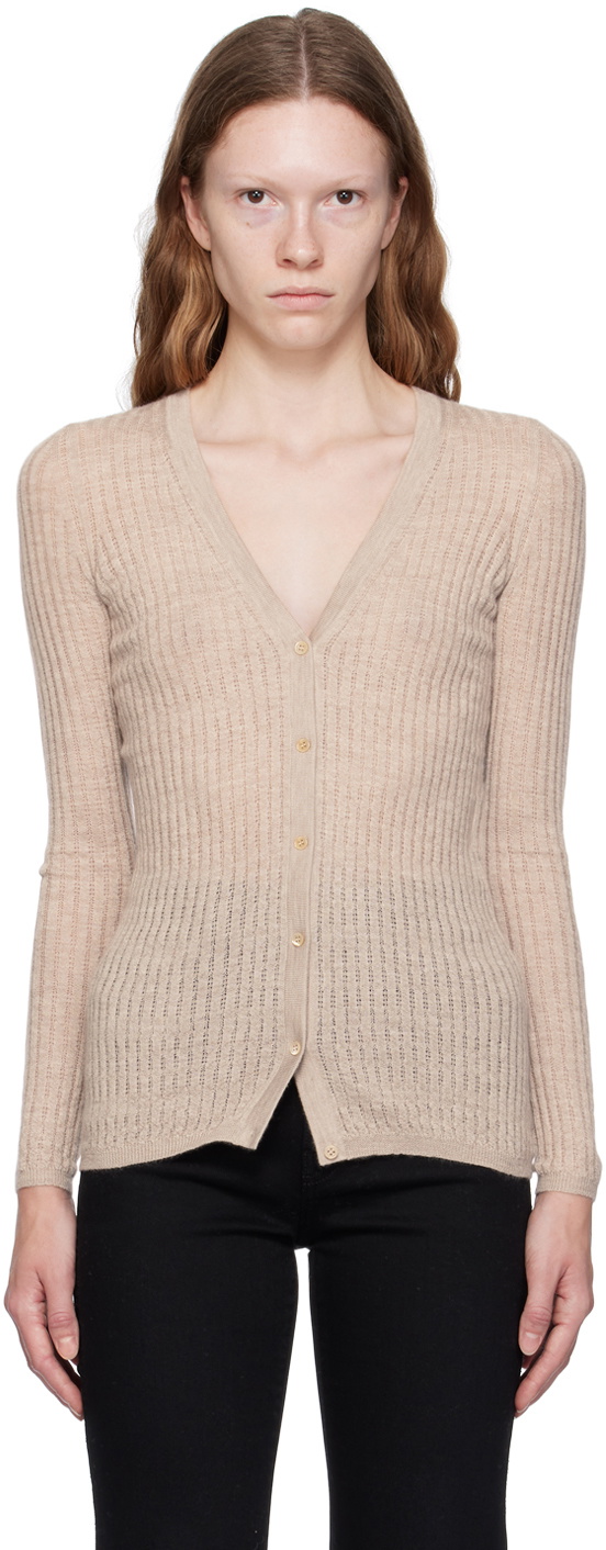 Gabriela Hearst Beige Emma Cardigan Gabriela Hearst