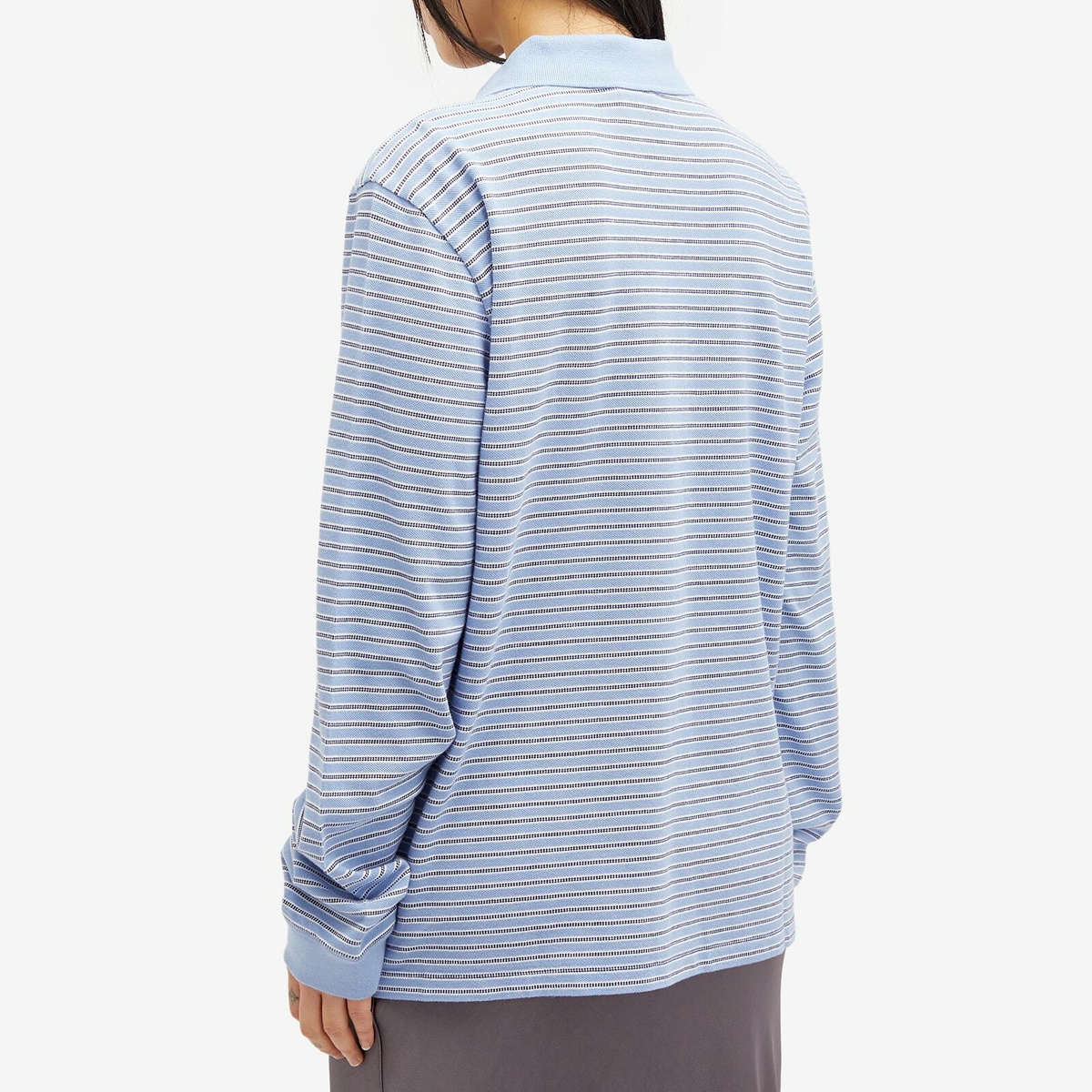 Saks Potts Women's Serena Polo Shirt in Blue Stripe