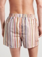 Paul Smith - Straight-Leg Mid-Length Striped Recycled Swim Shorts - Multi