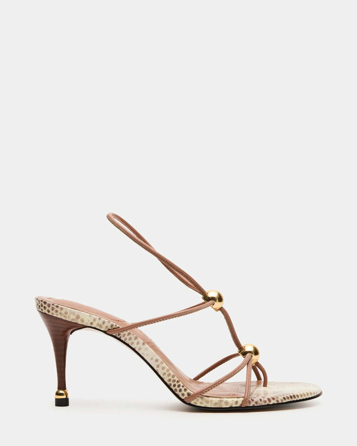 Steve Madden Ramos Heels in Natural Exotic