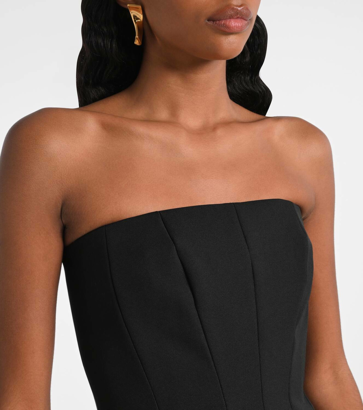 Max Mara Betel strapless minidress