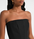 Max Mara Betel strapless minidress