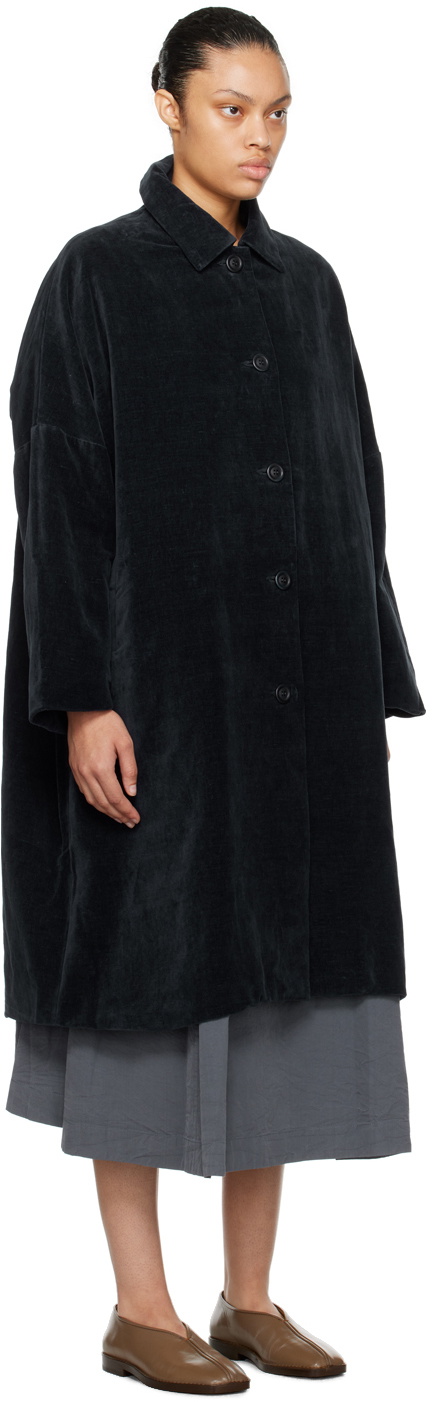 CASEY CASEY Navy Big Blobby Coat CASEY CASEY