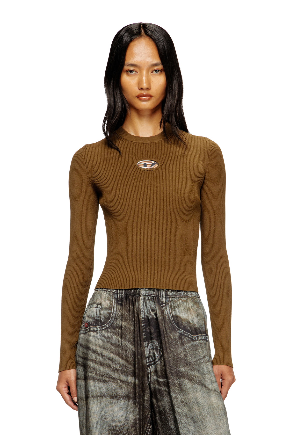 Diesel Black Angie Long Sleeve T-Shirt Diesel