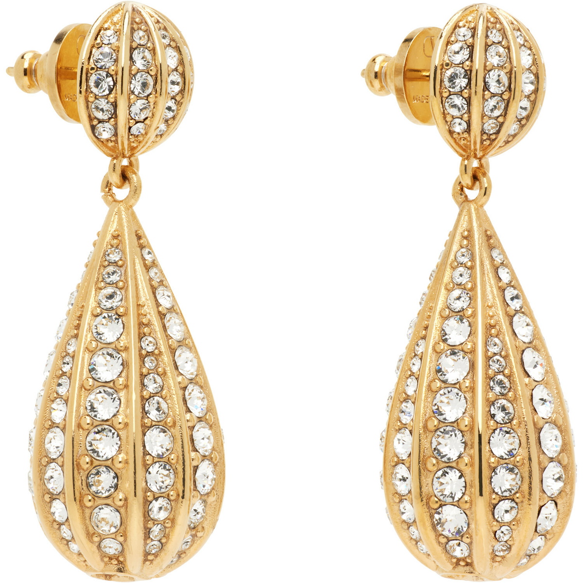 Valentino Garavani 'Poetiques Des Gouttes' Metal & Swarovski Crystal Earrings