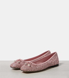 Jimmy Choo Elme glitter ballet flats