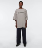 Balenciaga - Blurred logo wide-fit T-shirt