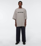 Balenciaga - Blurred logo wide-fit T-shirt