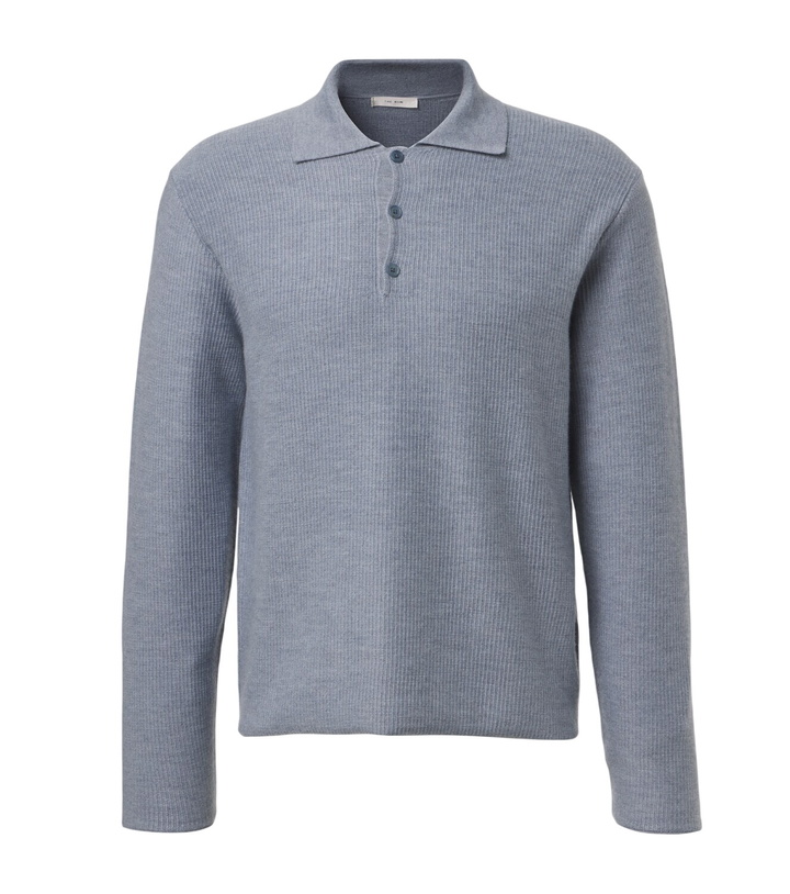 Photo: The Row Bertram cashmere polo sweater